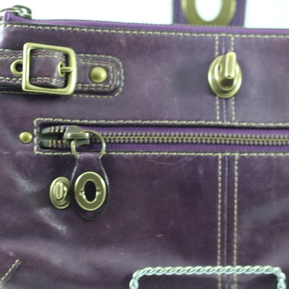 **SOLD**Coach - Legacy Bridget Bag - Limited Edition. Purple Leather. - Picture 10 of 16